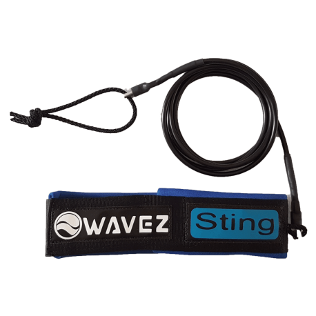 Wavez Surfboard Leash 6’/6ft Sting Premium Stainless Cord