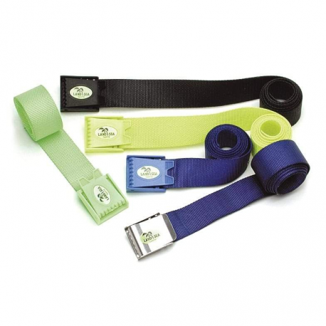Weight Belt (Yellow) With Stainless Steel Buckle for Diving by Land and Sea Sports