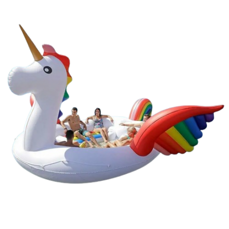 Wavez Inflatable 6-Person Unicorn Float