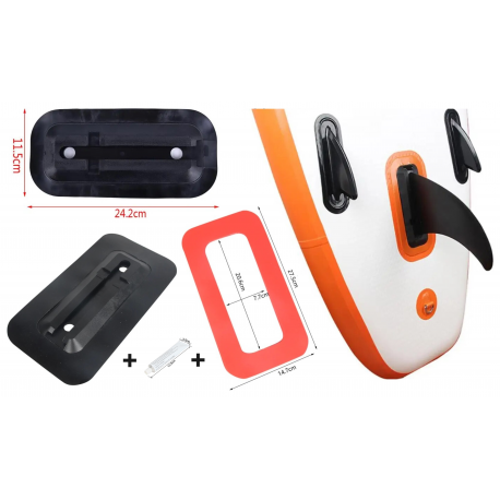 Wavez SUP Glue-On Slide-In Fin Box Kit