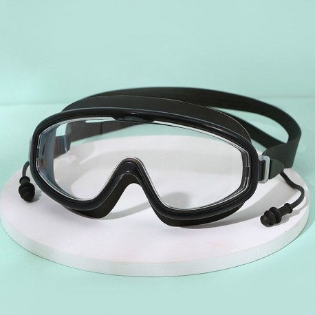 Wavez Dive Goggles Anti-Fog Wide View with Earplugs for Scuba Diving Freediving Snorkelling Swimming