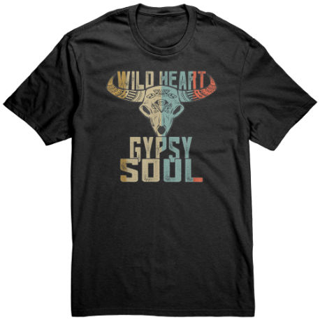 Wild Heart Gypsy Soul Boho Inspired Unisex Tee