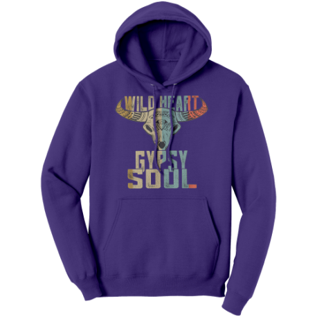 Wild Heart Gypsy Soul Vintage Style Hoodie