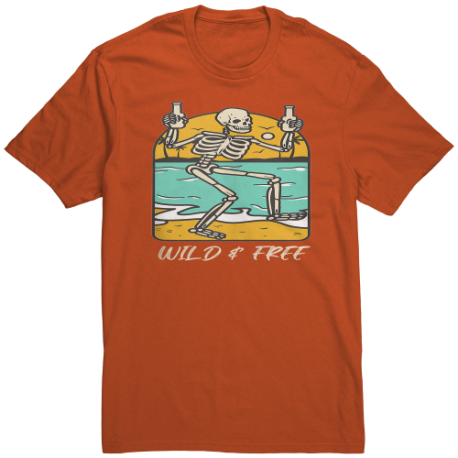 Party Skeleton Unisex Tee