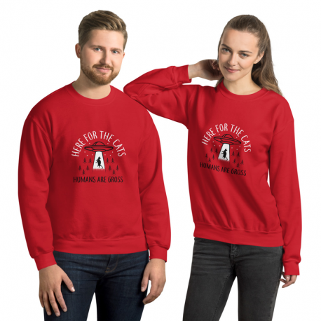 We're Here For The Cats Unisex Sweatshirt