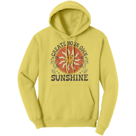Create Your Own Sunshine Retro Inspired Hoodie