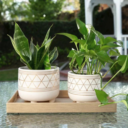 Ceramic Pot Planter Set