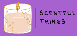 Candle logo for Scentful Things. 