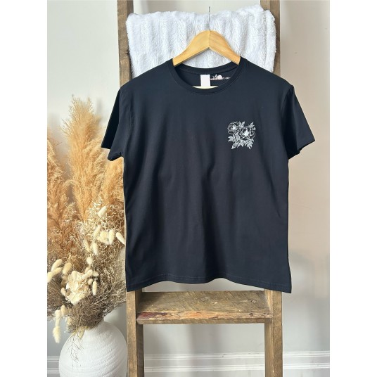 SIGNATURE COTTON T-SHIRT - BLACK