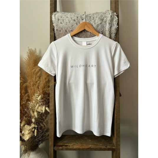 WILDHEART BAMBOO T-SHIRT - WHITE