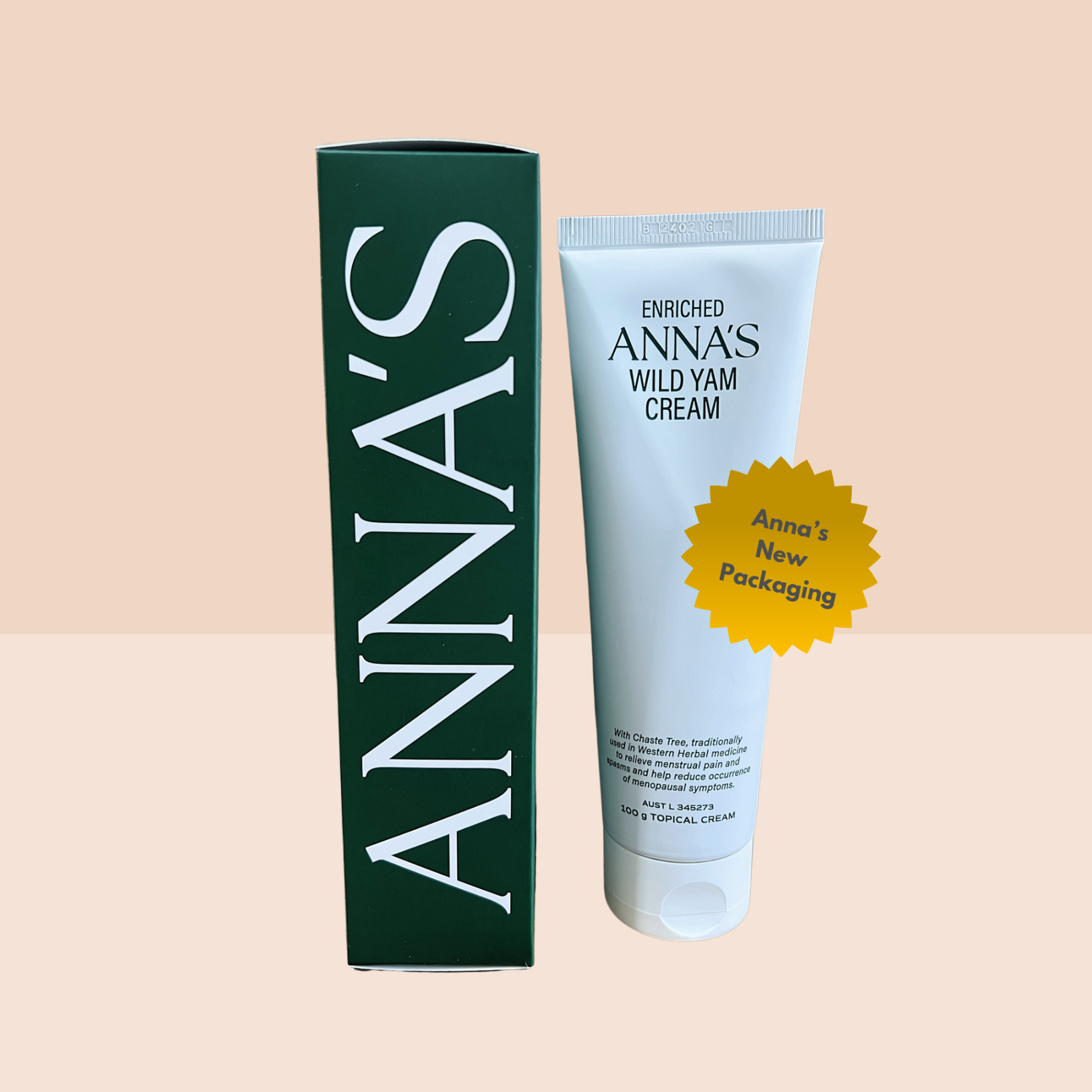 Anna's Wild Yam Cream In a Tube