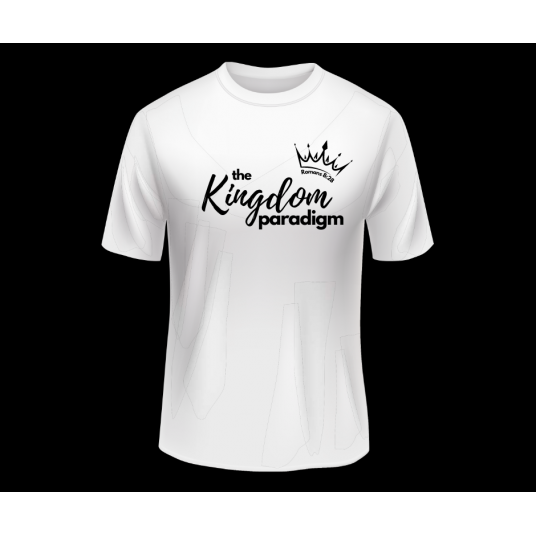 Kingdom Paradigm Tee- White & Black