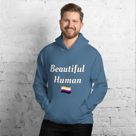 Beautiful Human Hoodie - Non-Binary
