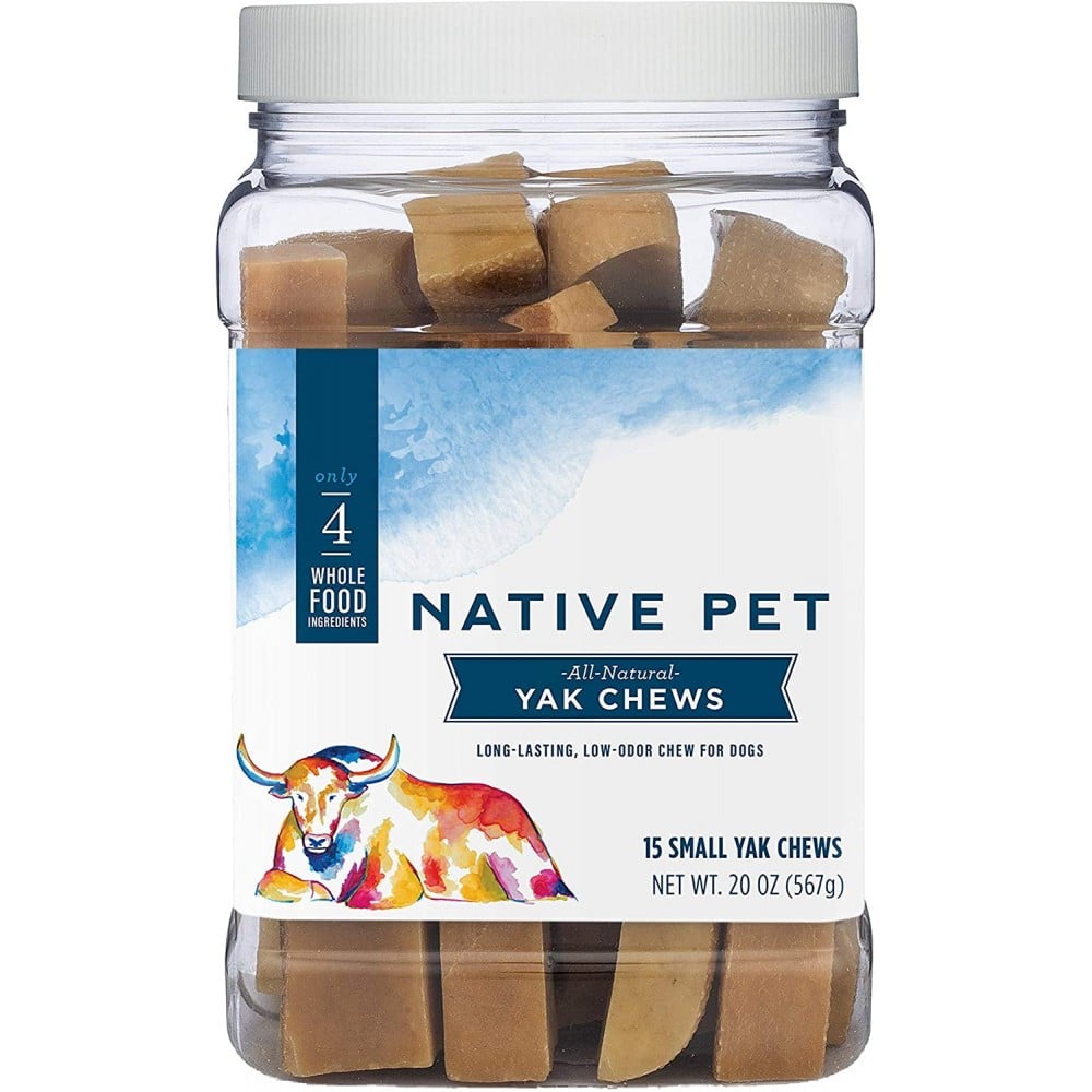 Native Pet Yak Chews for Dogs (Small, Medium, Large, and XL) - Pasture