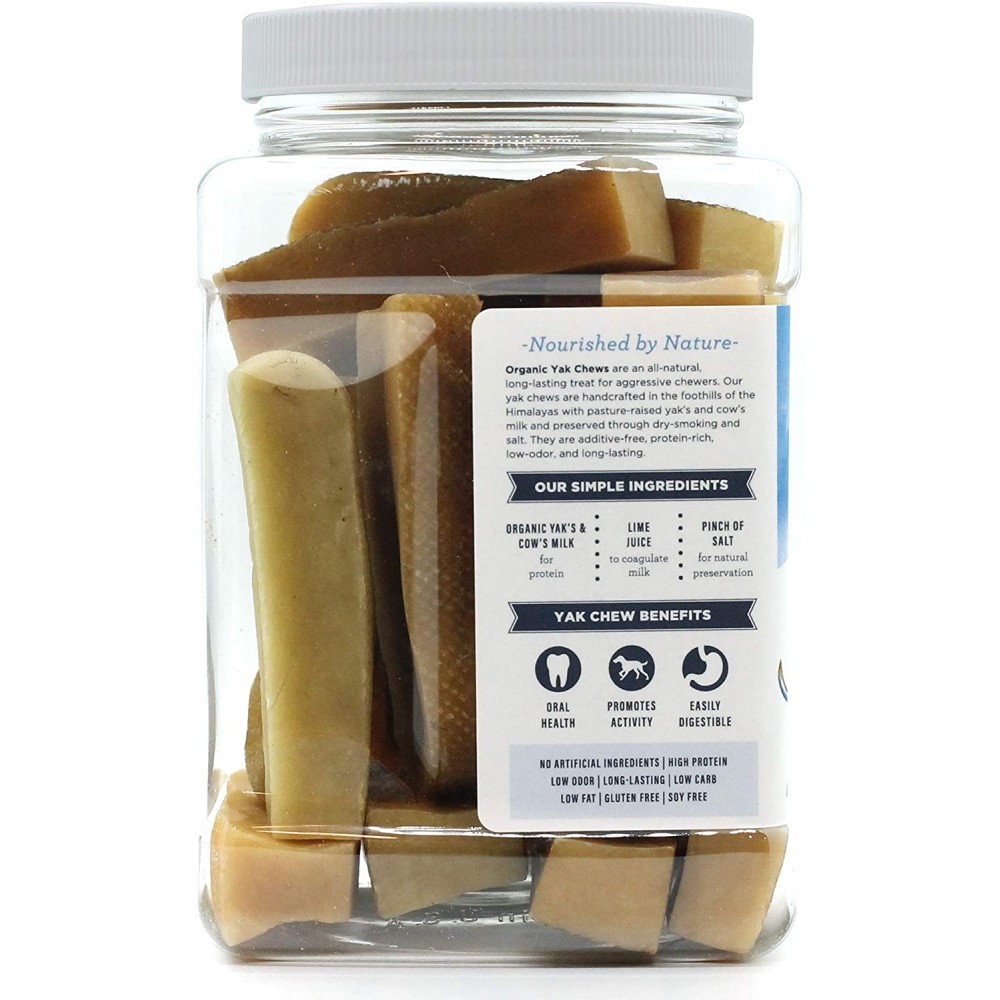 Native Pet Yak Chews for Dogs (Small, Medium, Large, and XL) Pasture