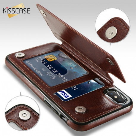 iPhone Case & Card Holder (7 Colors to Choose)