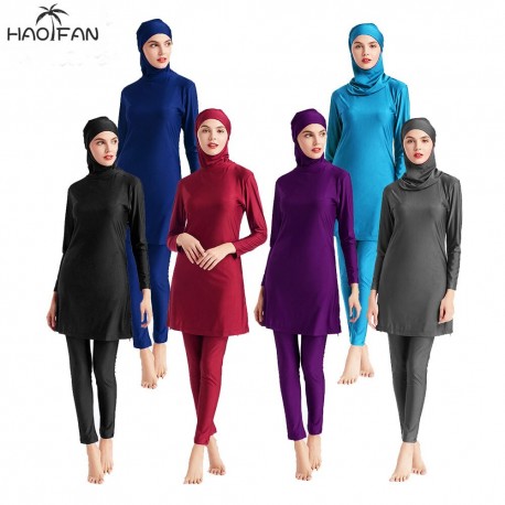 Maillot de bain pour femmes musulmanes, couverture modeste, burkinis