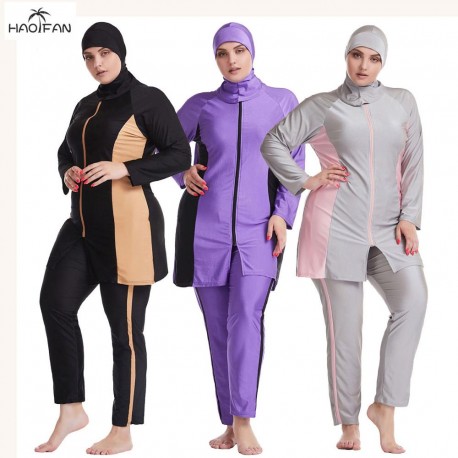 Maillot de bain musulman islamique couverture complète. burkinis grande taille BURKINIS