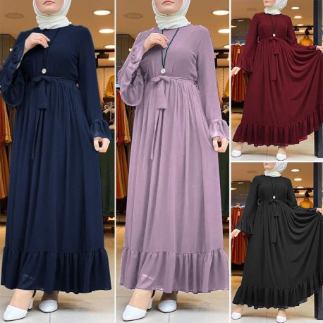 Abaya Turquie Hijab robe femmes musulmanes .