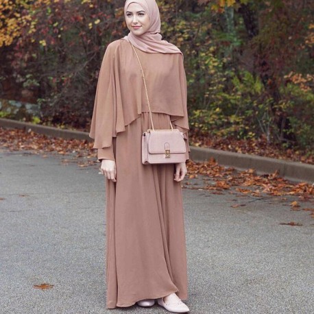 Hijab longue robe pour les femmes musulmaines . vêtements  turc islamique