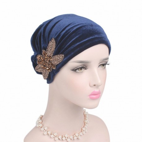 Chapeau pour femmes musulmanes, Hijab, à la mode, bonnets de fleur, Turban