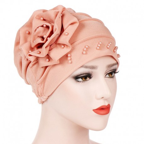 Helisopus-casquette pour femmes, Turban, bandeau musulman solide,