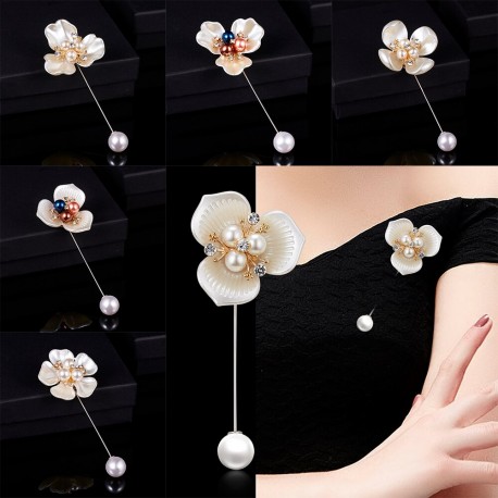Broche Rose fleur  broche pour les femmes châle chemise col accessoires