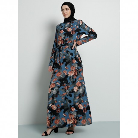 Hijab robe pour femmes islamique vêtements longue .