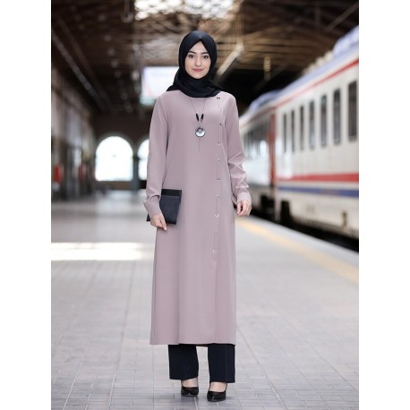 Hijab costume femmes vêtements tissu 4 saisons islamique musulman ensembles q