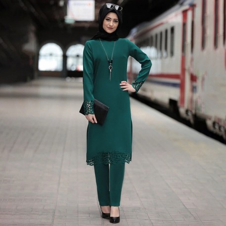 Hijab pour femme musulmane, style Caftan,  vêtements islamiques turcs,