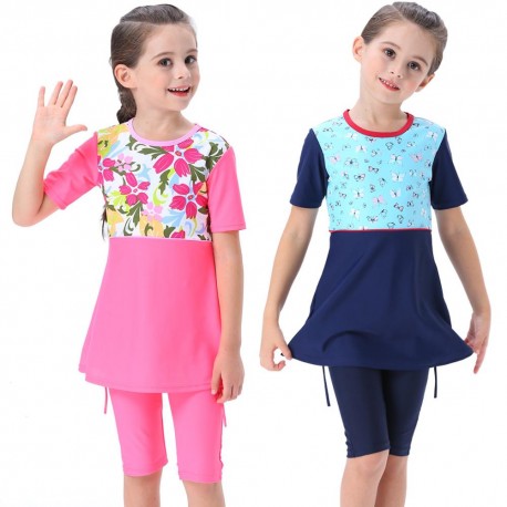 Girls Muslim Swimwears Islamic Children .burkinis pour les filles musulman