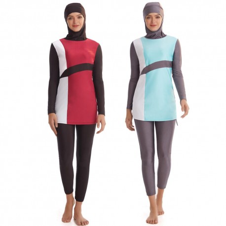 Hijab Swimsuit New Burkini Long Sleeve Muslimah Bathing Suit Women Islamic burkinis
