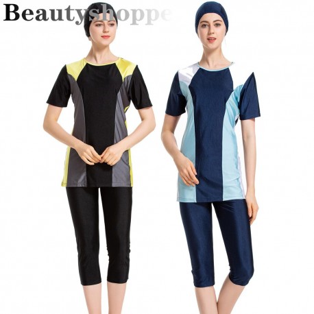 Hijab Swimwear Plus Size Muslim Hijab Islamic Swimsuit Burkini Turkey