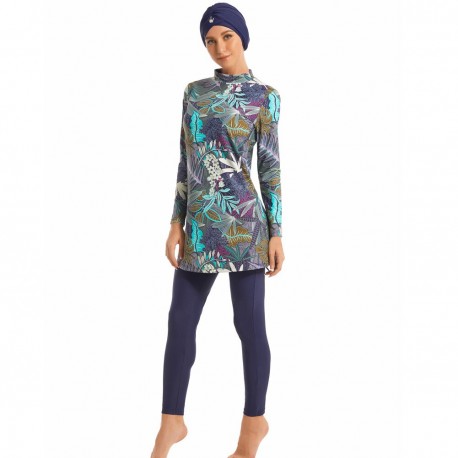 Maillot de bain Hijab pour femmes, couverture complète islamique, burkina, grande taille,