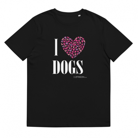 I love dogs - UNISEX Bio Baumwoll T-Shirt