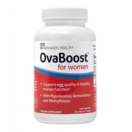 Ovaboost with Myo-Inositol, Folate, CoQ10, and Vitamins - Womens Ovulation & Egg Quality - Natural Fertility Supplement