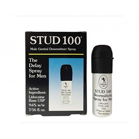 Stud 100 Male Genital Desensitizer Spray, 2 packs