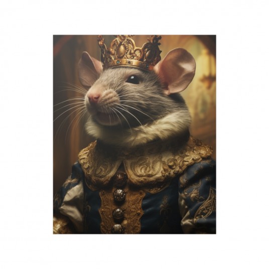 Rat King Poster  Art Poster Print  Home Decor  Animal Lover Gift  Classic Art Posters 