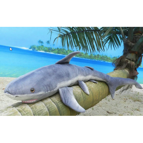 Giant Stuffed Shark Soft 100 cm 4 Feet Long Huge Plush Animal