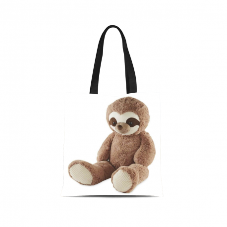 Canvas Tote Bag - White - Sloth Style