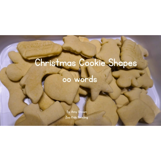 Christmas Cookie Shapes: oo words eBook Basic Version