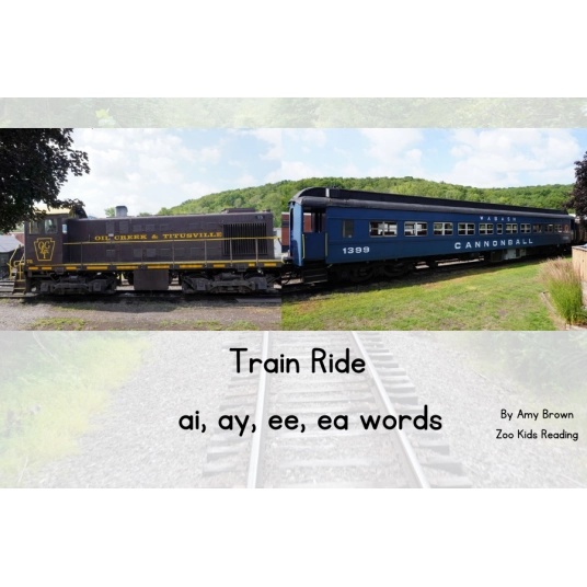 Train Ride: AI, AY, EE, EA Words eBook