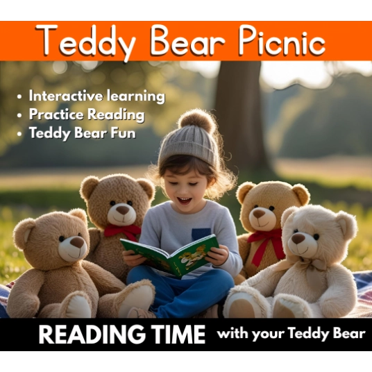Teddy Bear Picnic Reading Time July 10, 2025 at 10AM EST.