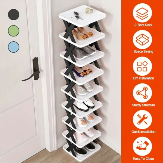 Shoe Rack Storage Organizer Detachable Shoe Racks Saves Family Household Rack Multi Layer Simple Shoes Shelf Color Cabinet