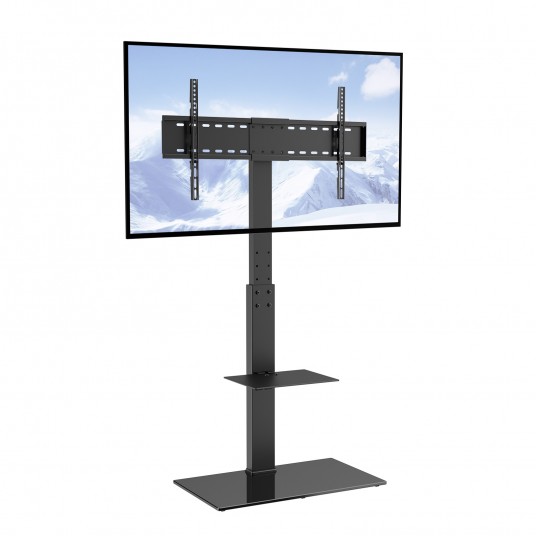 VEVOR TV Stand Mount Swivel Tall TV Stand for 32-55/ 65/ 85 inch TV Height Adjustable Portable Floor TV Stand Max VESA 600x800mm
