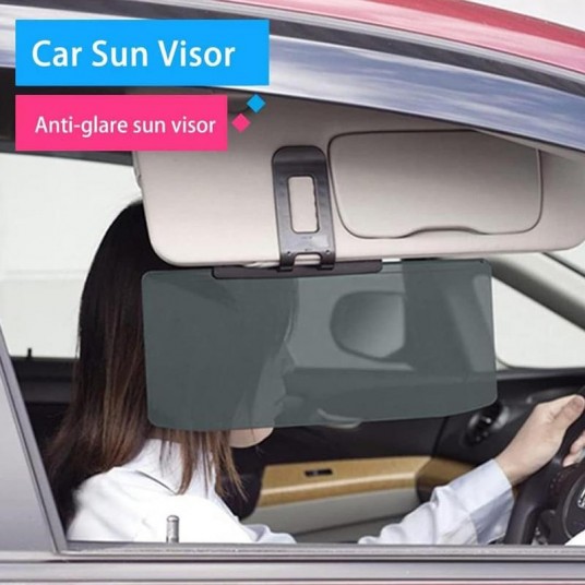 Car Sun Visor Eye Protection Anti-Glare Sun Protection Visors Glass Sunshade Heat Resistant Windshield Visor Enhanced Driving