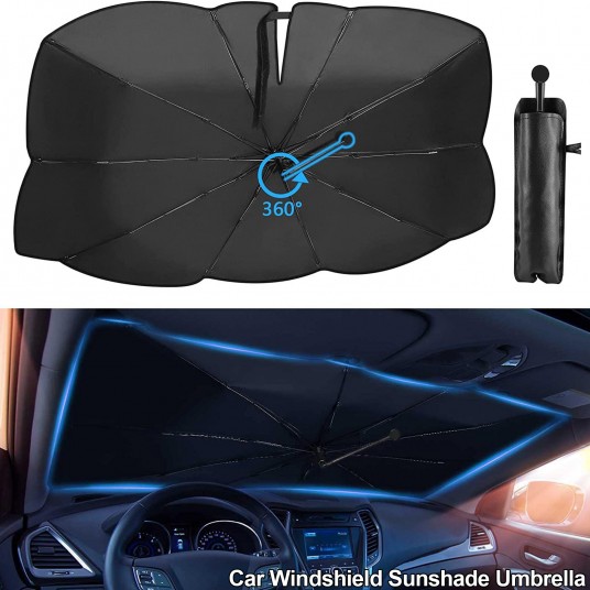 Car Windshield Sunshade Auto Windscreen Sun Shade Umbrella Universal Parasol Front Cover UV Ray Heat Sun Glare Block Protector