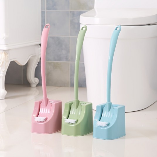 1 PC Household Toilet Brush Set Long Handle Double Head No Dead End Cleaning Brush