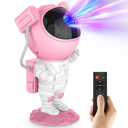 Astronaut Galaxy Projector Night Light with Timer and Remote - AceGamer Star Starry Nebula LED Lamp, Gift for Kids/Adults