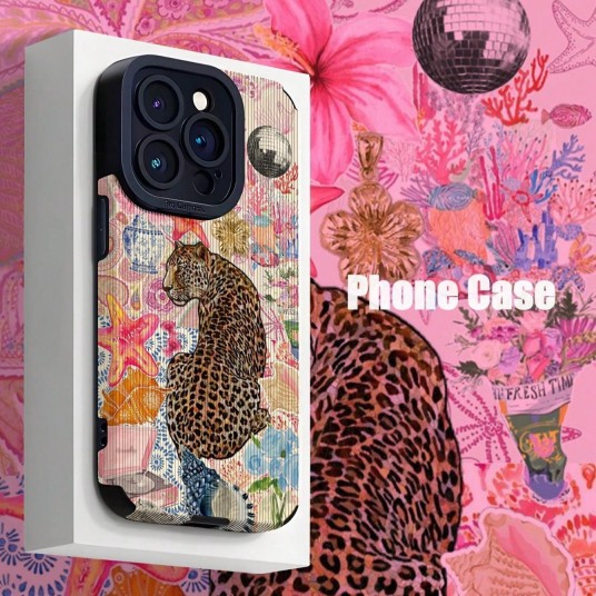 Fashion Pattern Phone Case, Anti-drop Phone Protector Cover Compatible with IPhone 16 Pro Max 15 Pro 14Plus 13 12 11 XR X/XS